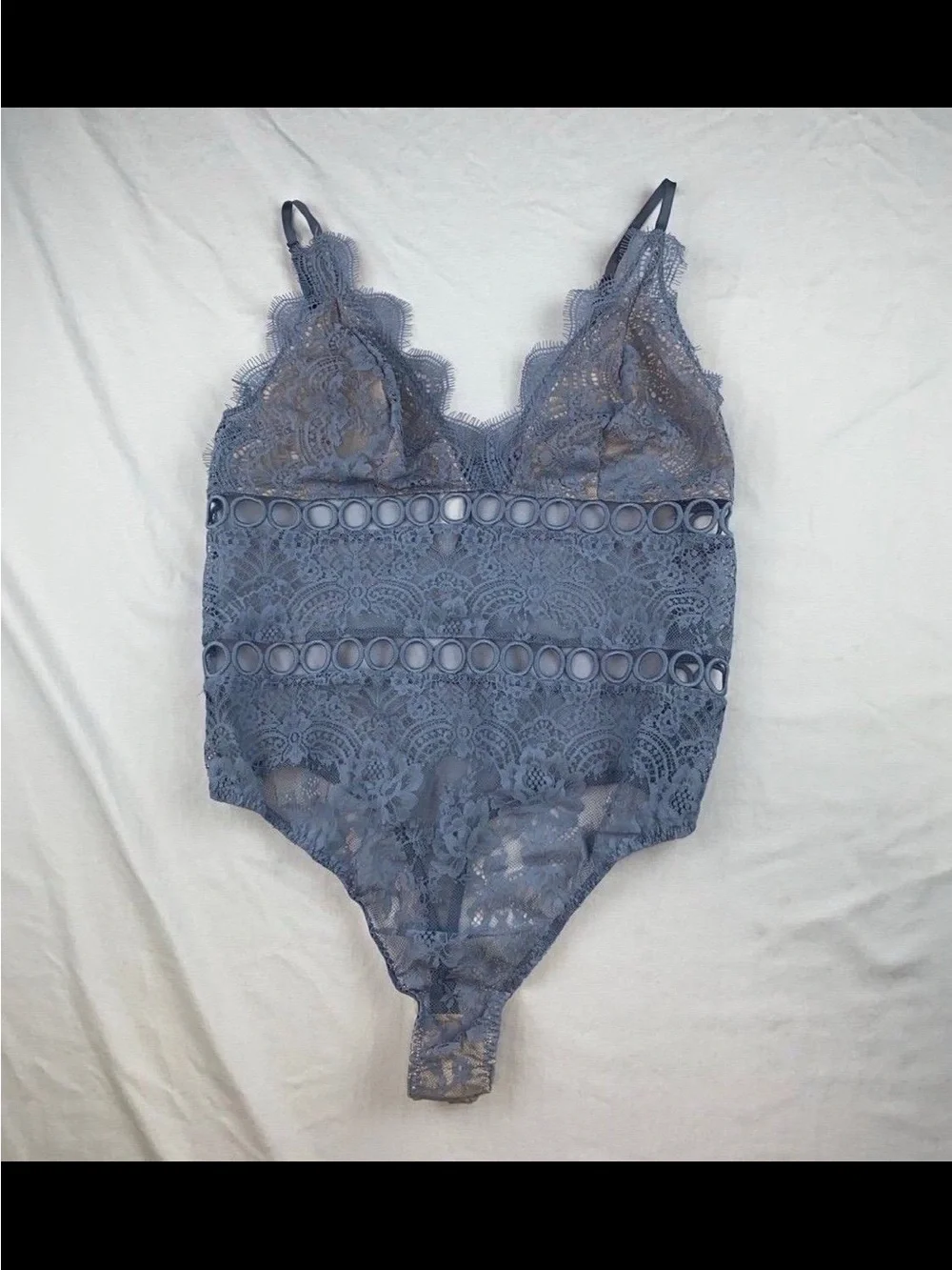 VS Lace Lingerie Bodysuit